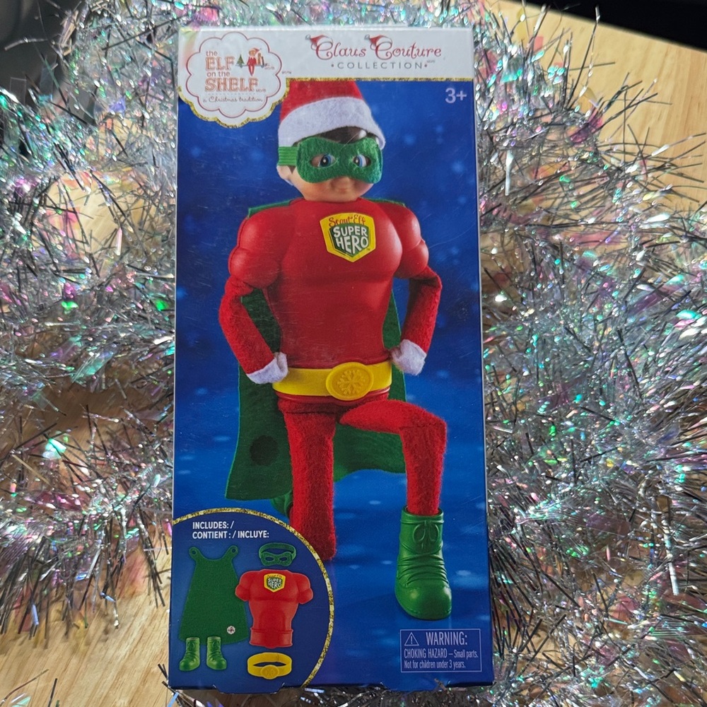 The Elf on the shelf Mighty Super Hero Outfit